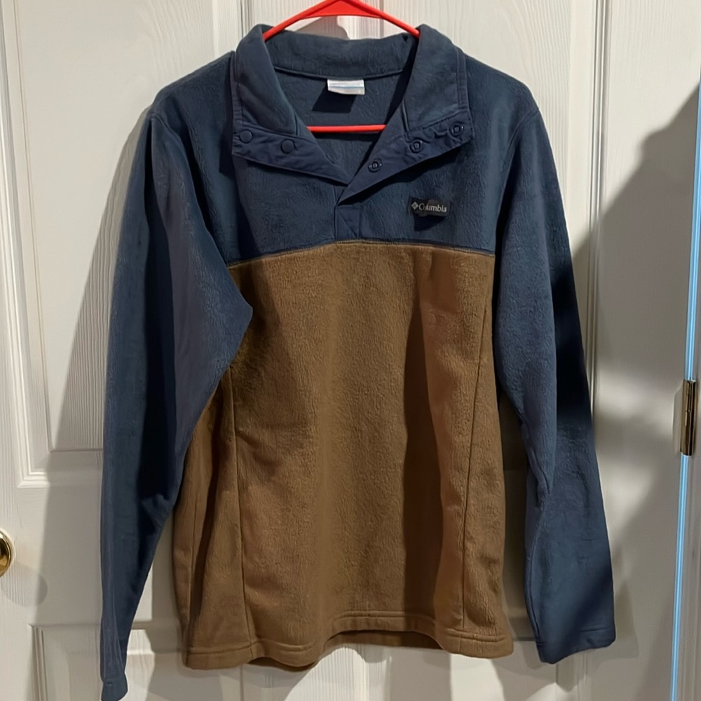 Columbia Snap T Fleece Pullover Size Small